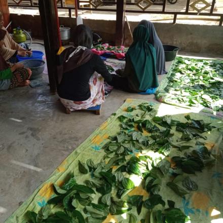 Relawan Desa Laksanakan Pembuatan Hand Sanitizer dari Bahan Alami